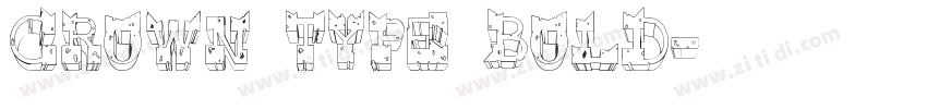 Crown Type Bold字体转换